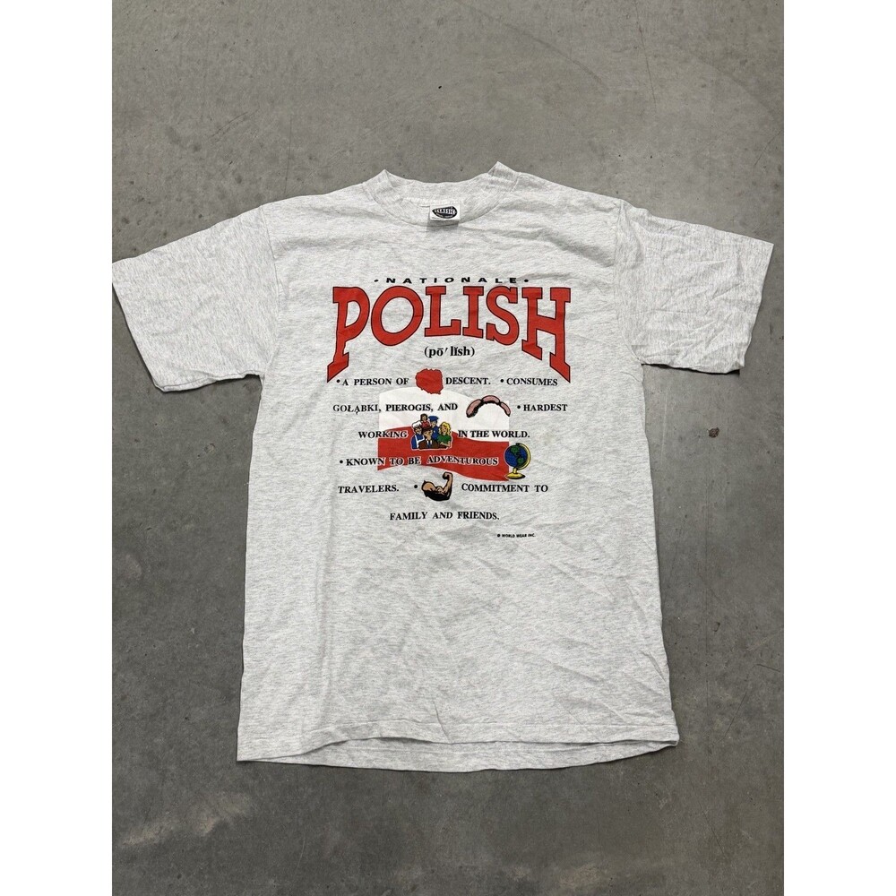 Vintage 90's Polish Comedy T Shirt Single Stitch Size M